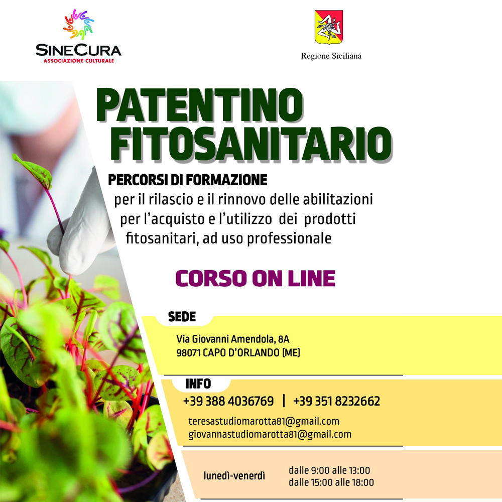 Corso Patentino Fitosanitario